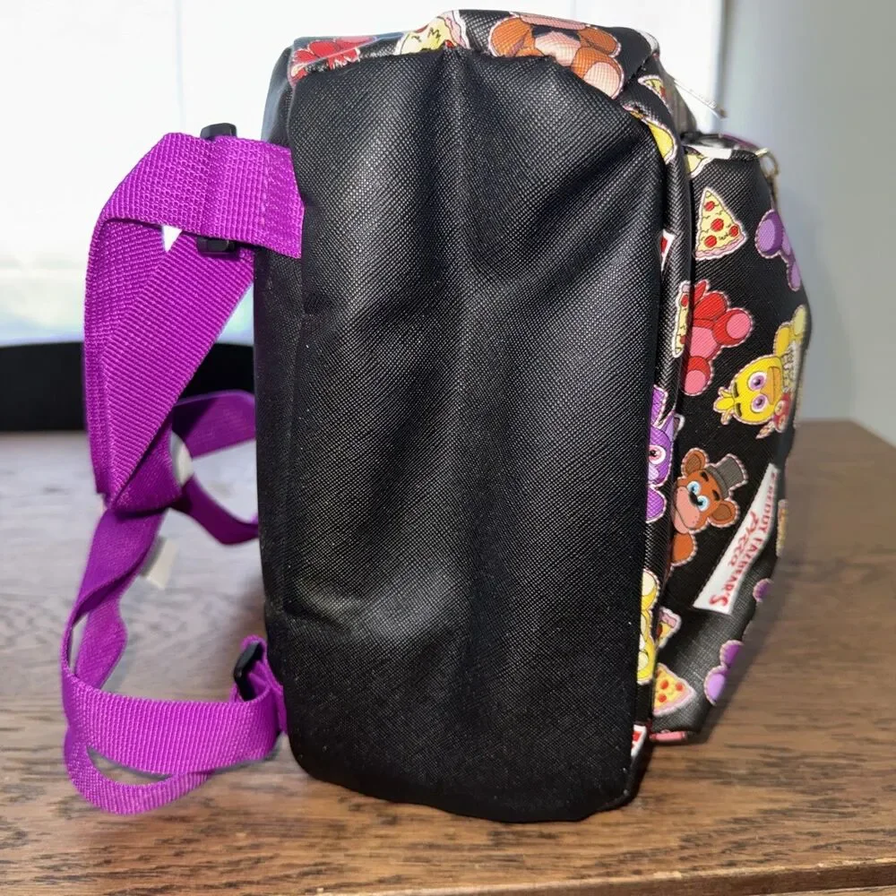 Five Nights at Freddy's Pizza Print Mini Backpack New With Tags